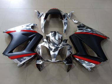 2002-2012 Mat & Camo VFR800 Carénage Moto