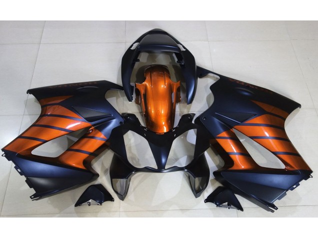 2002-2012 Noir Mat & Orange VFR800 Carénage Moto 2002-2012 Noir Mat & Orange VFR800 Carénage Moto