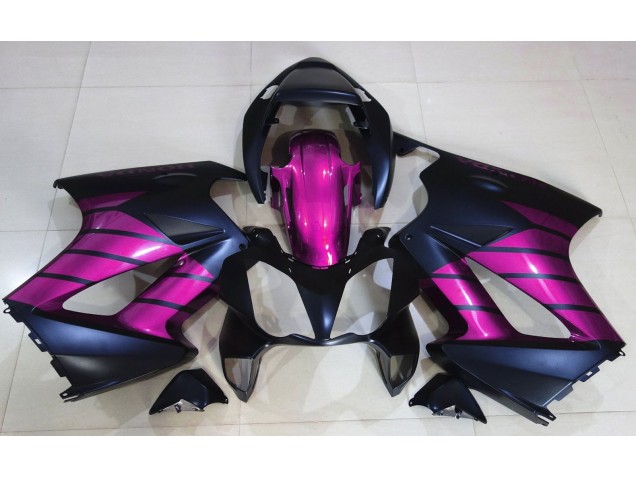 2002-2012 Noir Mat & Rose VFR800 Carénage Moto 2002-2012 Noir Mat & Rose VFR800 Carénage Moto