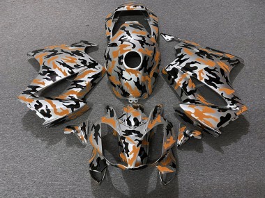 2002-2012 Orange Camouflage VFR800 Carénage Moto