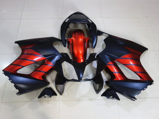 2002-2012 Rouge & Noir VFR800 Carénage Moto 2002-2012 Rouge & Noir VFR800 Carénage Moto