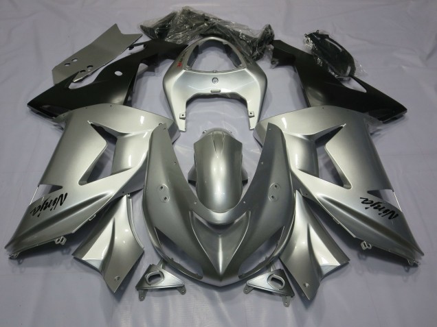 2003-2004 Argent ZX6R Carénage Moto 2003-2004 Argent ZX6R Carénage Moto