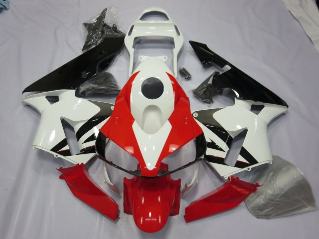 2003-2004 Blanc Rouge & Noir CBR600RR Carénage Moto 2003-2004 Blanc Rouge & Noir CBR600RR Carénage Moto