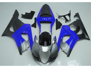2003-2004 Bleu Argent & Noir GSXR 1000 Carénage Moto