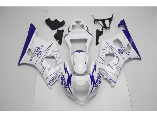 2003-2004 Bleu & Blanc Corona GSXR 1000 Carénage Moto 2003-2004 Bleu & Blanc Corona GSXR 1000 Carénage Moto