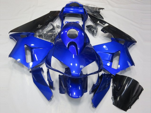 2003-2004 Bleu Brillant & Noir CBR600RR Carénage Moto 2003-2004 Bleu Brillant & Noir CBR600RR Carénage Moto