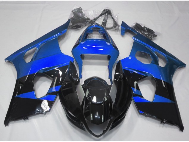 2003-2004 Bleu Brillant & Noir GSXR 1000 Carénage Moto 2003-2004 Bleu Brillant & Noir GSXR 1000 Carénage Moto