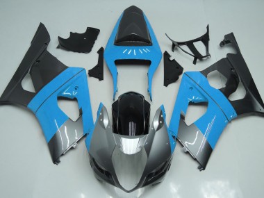 2003-2004 Bleu Clair Argent & Noir GSXR 1000 Carénage Moto