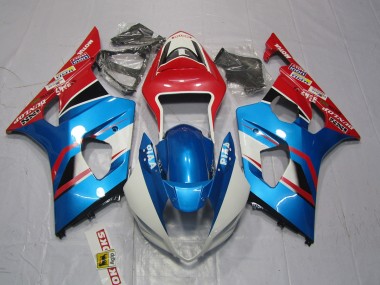 2003-2004 Bleu & Rouge GSXR 1000 Carénage Moto