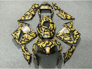 2003-2004 Jaune Camouflage CBR600RR Carénage Moto