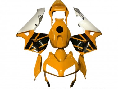 2003-2004 Jaune Moutarde & Argent Mat CBR600RR Carénage Moto
