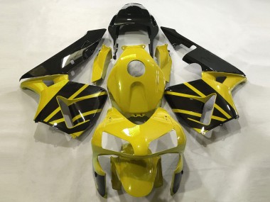 2003-2004 Jaune Moutarde & Noir Brillant CBR600RR Carénage Moto