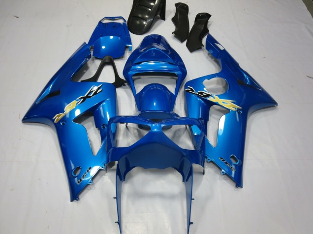 2003-2004 Ninja Bleu ZX6R Carénage Moto 2003-2004 Ninja Bleu ZX6R Carénage Moto