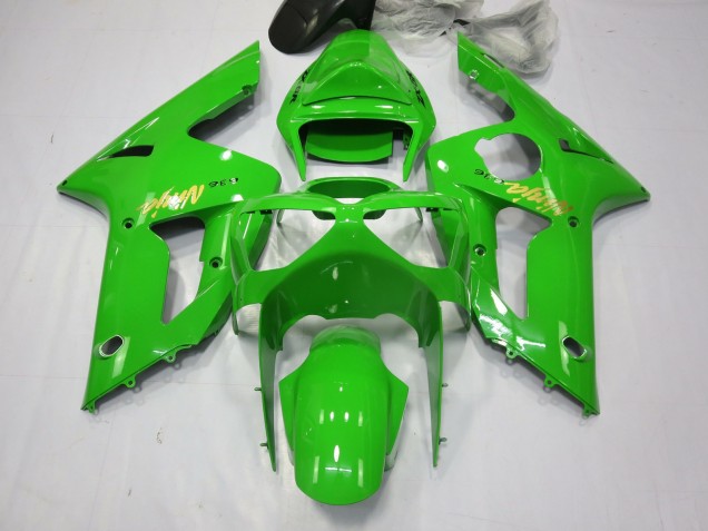 2003-2004 Ninja Vert ZX6R Carénage Moto 2003-2004 Ninja Vert ZX6R Carénage Moto
