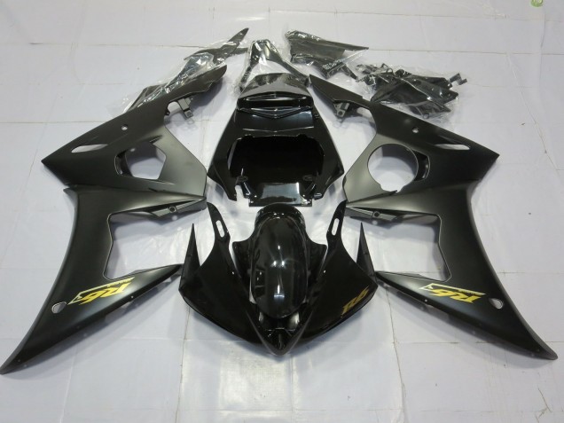 2003-2004 Or Noir Mat R6 Carénage Moto