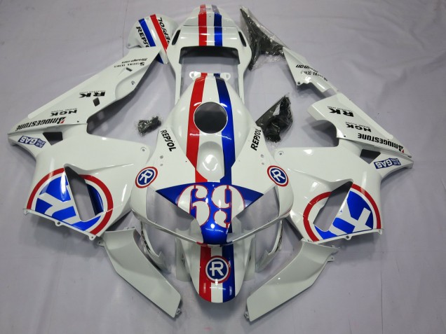 2003-2004 Repsol 69 CBR600RR Carénage Moto 2003-2004 Repsol 69 CBR600RR Carénage Moto
