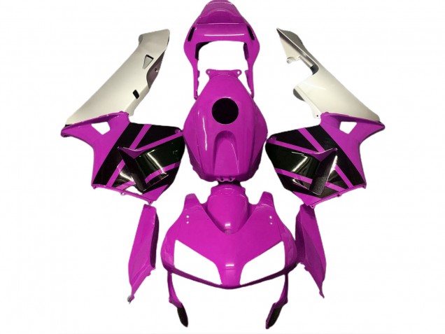 2003-2004 Rose Vif & Argent Mat CBR600RR Carénage Moto