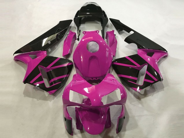 2003-2004 Rose Vif & Noir Brillant CBR600RR Carénage Moto 2003-2004 Rose Vif & Noir Brillant CBR600RR Carénage Moto