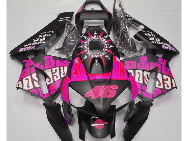 2003-2004 Rose Vif Rossi Repsol CBR600RR Carénage Moto 2003-2004 Rose Vif Rossi Repsol CBR600RR Carénage Moto
