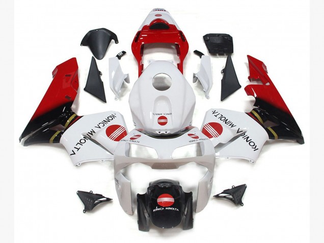 2003-2004 Rouge Konica Minolta CBR600RR Carénage Moto 2003-2004 Rouge Konica Minolta CBR600RR Carénage Moto