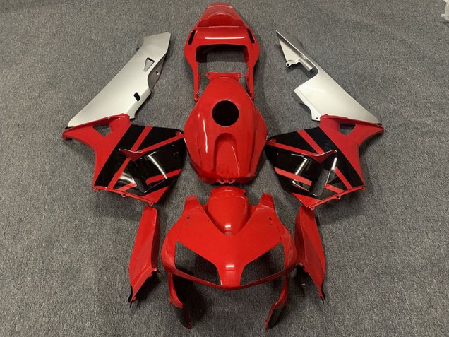 2003-2004 Rouge Noir & Argent CBR600RR Carénage Moto 2003-2004 Rouge Noir & Argent CBR600RR Carénage Moto