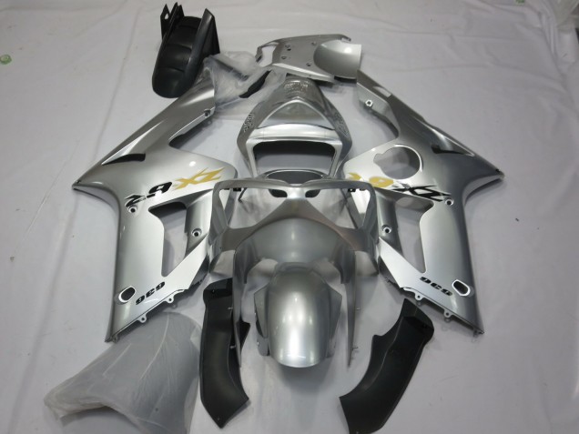 2003-2004 Style Argent OEM ZX6R Carénage Moto 2003-2004 Style Argent OEM ZX6R Carénage Moto