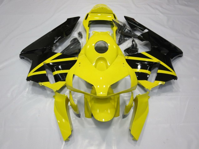 2003-2004 Style Jaune & Noir OEM CBR600RR Carénage Moto 2003-2004 Style Jaune & Noir OEM CBR600RR Carénage Moto