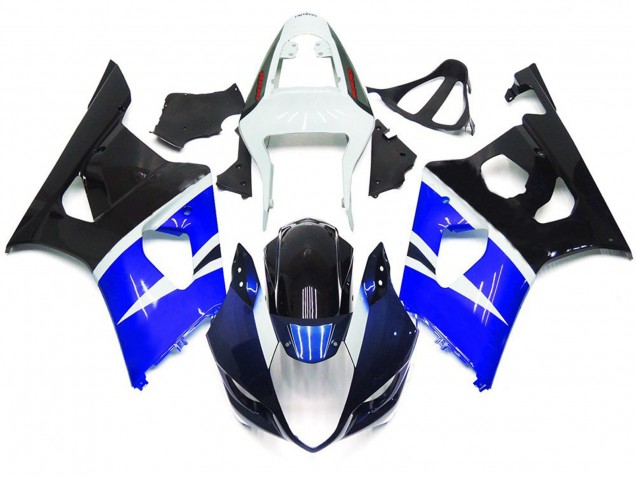 2003-2004 Style Personnalisé Bleu & Noir Brillant GSXR 1000 Carénage Moto 2003-2004 Style Personnalisé Bleu & Noir Brillant GSXR 1000 Carénage Moto