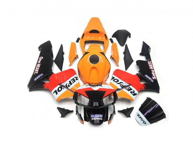 2003-2004 Un Coeur Repsol CBR600RR Carénage Moto 2003-2004 Un Coeur Repsol CBR600RR Carénage Moto