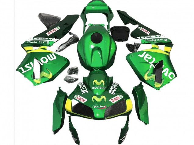 2003-2004 Vert Movistar CBR600RR Carénage Moto 2003-2004 Vert Movistar CBR600RR Carénage Moto
