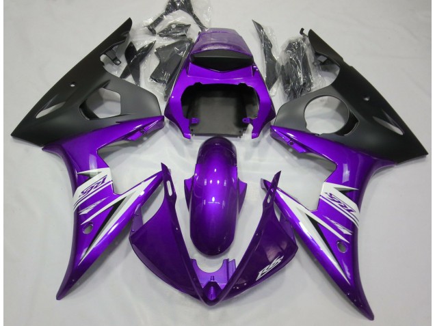 2003-2004 Violet & Blanc R6 Carénage Moto 2003-2004 Violet & Blanc R6 Carénage Moto