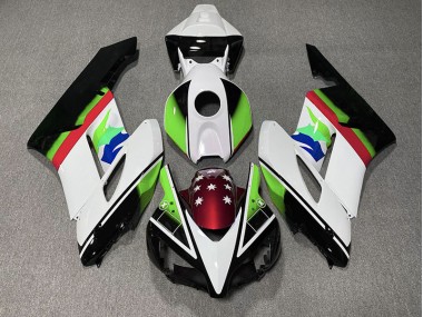 2004-2005 Drapeau Vert & Rouge CBR1000RR Carénage Moto