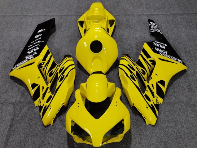 2004-2005 Giallo Nero Fiamma CBR1000RR Carénage Moto 2004-2005 Giallo Nero Fiamma CBR1000RR Carénage Moto