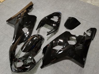 2004-2005 Noir Brillant GSXR 600-750 Carénage Moto
