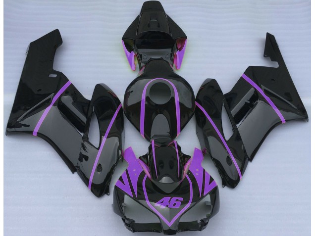 2004-2005 Noir Brillant & Violet CBR1000RR Carénage Moto 2004-2005 Noir Brillant & Violet CBR1000RR Carénage Moto