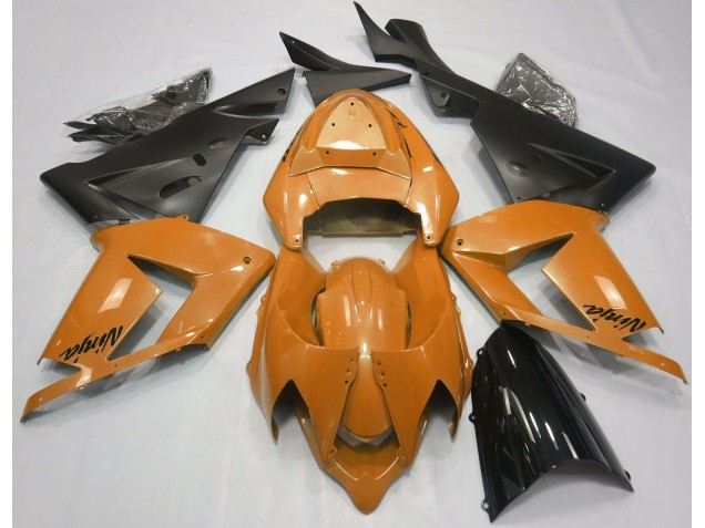2004-2005 Orange Perle & Noir ZX10R Carénage Moto 2004-2005 Orange Perle & Noir ZX10R Carénage Moto