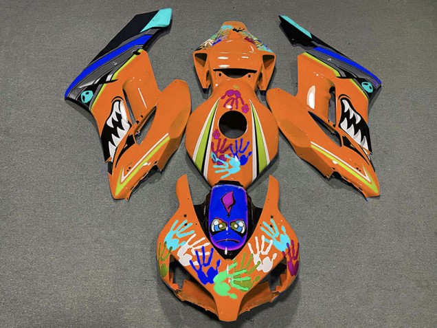 2004-2005 Requin Orange CBR1000RR Carénage Moto
