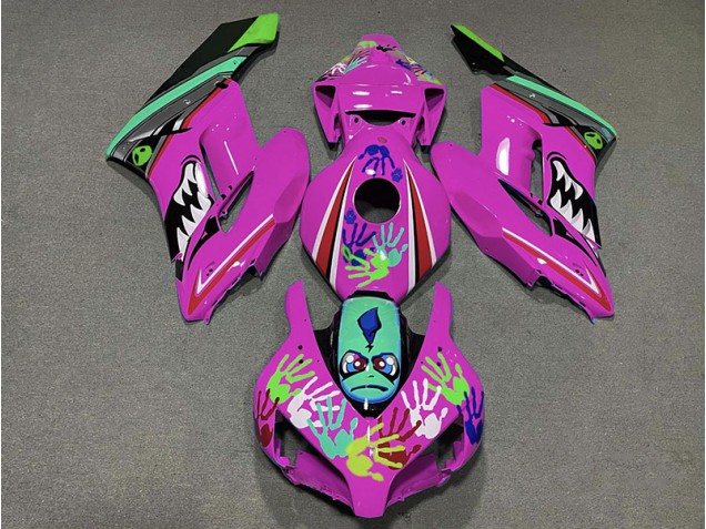 2004-2005 Requin Rose CBR1000RR Carénage Moto 2004-2005 Requin Rose CBR1000RR Carénage Moto