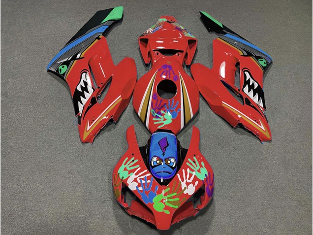2004-2005 Requin Rouge CBR1000RR Carénage Moto 2004-2005 Requin Rouge CBR1000RR Carénage Moto