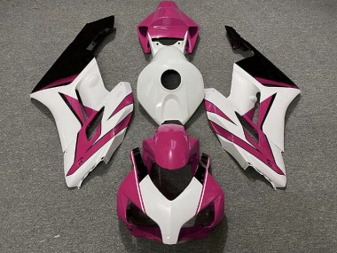 2004-2005 Rose Blanc & Noir Brillant CBR1000RR Carénage Moto