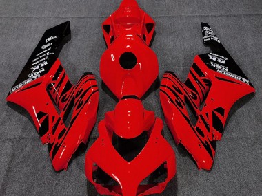 2004-2005 Rouge Brillant Flamme CBR1000RR Carénage Moto
