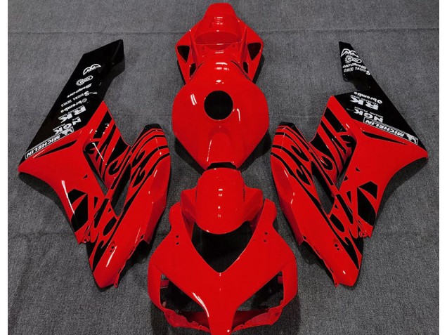 2004-2005 Rouge Brillant Flamme CBR1000RR Carénage Moto 2004-2005 Rouge Brillant Flamme CBR1000RR Carénage Moto