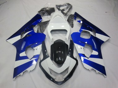 2004-2005 Style Bleu Blanc OEM GSXR 600-750 Carénage Moto