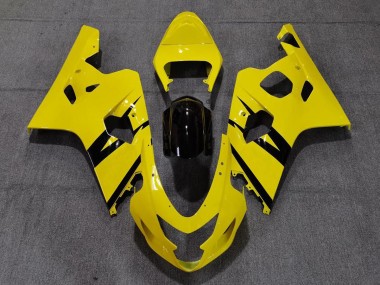 2004-2005 Style Personnalisé OEM Jaune Brillant Vibrant GSXR 600-750 Carénage Moto