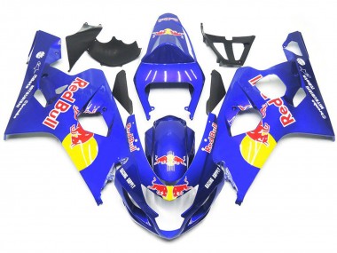 2004-2005 Style Taureau Bleu Rouge Vibrant GSXR 600-750 Carénage Moto