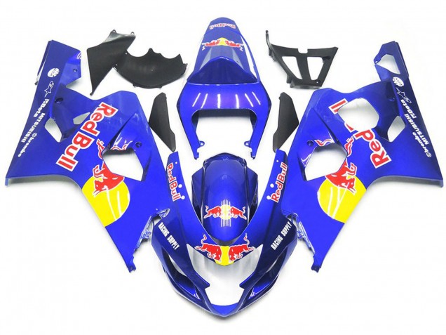 2004-2005 Style Taureau Bleu Rouge Vibrant GSXR 600-750 Carénage Moto 2004-2005 Style Taureau Bleu Rouge Vibrant GSXR 600-750 Carénage Moto
