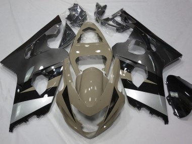 2004-2005 Tan Du Désert & Argent GSXR 600-750 Carénage Moto