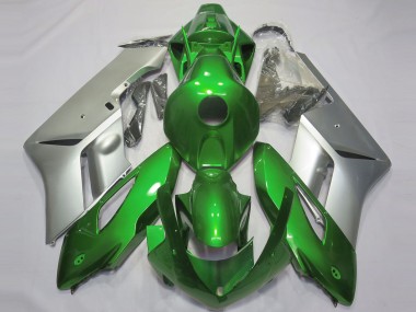 2004-2005 Vert Brillant & Argent CBR1000RR Carénage Moto