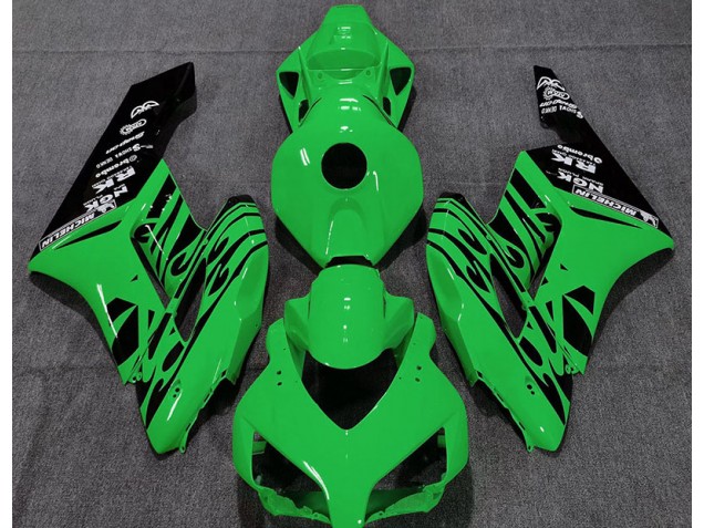 2004-2005 Vert Brillant Flamme CBR1000RR Carénage Moto