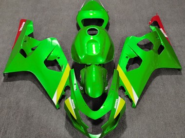 2004-2005 Vert Brillant GSXR 600-750 Carénage Moto